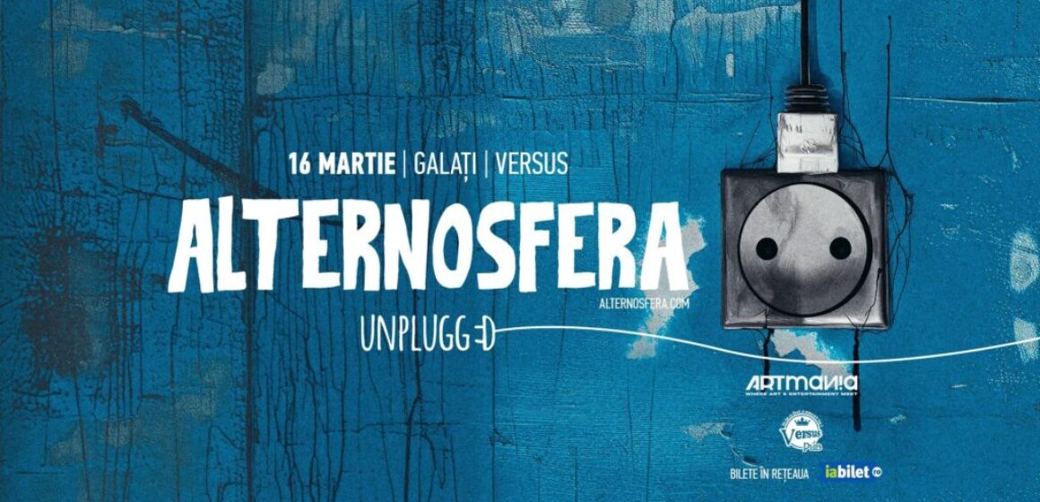 Galați Alternosfera anunță primul turneu unplugged din istoria trupei Unde: Versus Când: 16 martie 2024 Pentru prima dată în istoria trupei, Alternosfera pornește într-un turneu acustic care va trece prin opt orașe. Așteptat de toți fanii, povestea programului unplugged a început în urmă cu trei ani, când trupa a încercat o rearanjare a pieselor sale într-un format acustic. Tot experimentând cu diferite instrumente și structuri, Alternosfera a creat conceput Theatroll | Corbul Troian, unde piese din discografia trupei au fost reinterpretate și cântate alături de orchestra pe cele mai mari scene de teatru. Iar acum vine în fața fanilor cu primul program acustic! Cu ocazia asta, trupa va ajunge în mai multe orașe din România, chiar și cele mai mici unde nu ar fi putut ajunge cu versiunea electrică. „Pentru noi un program acustic nu este doar să stingi distorsul chitarelor, iar toboșarul să dea mai slab în tobe. Pentru un program acustic ai nevoie de o stare de spirit aparte, iar noi ne dorim o atmosferă compactă, un fel de concert la bucătărie, iar după geam e noiembrie și plouă. Sau un concert la sfârșit de august, pe plajă, la răsărit, unde prietenii își cântă piesele preferate”, declară Marcel Bostan, solistul trupei Alternosfera. În centrul atenției vor sta piese care nu se regăsesc foarte des în concertele electrice, dar care sunt foarte așteptate de fani. „Am aranjat în așa fel playlist-ul ca piesele care se cântă la Theatroll | Corbul Troian să nu se regăsească în programul acustic. Am mai băgat și câteva hituri și a ieșit un program de la foarte dinamic până la foarte sensibil și sincer”, adaugă Marcel. Alternosfera unplugged începe în Chișinău, pe 10 martie 2024, și continuă în alte șapte orașe din România. — Programul serii: • open doors: 19:00 • concert: 21:00 Categorii bilete: Early bird: bilete de la 100 lei Presale: bilete de la 110 lei Cu 3 zile înainte de eveniment: bilete de la 140 lei Biletele pentru concertul din Galați se pot achiziționa exclusiv prin rețeaua iabilet.ro Locurile se ocupă în ordinea sosirii la locație.